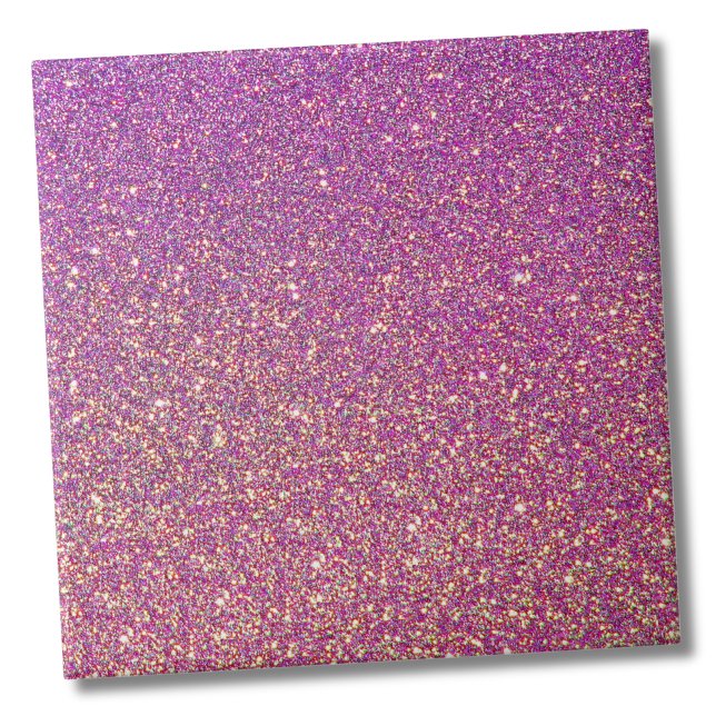 Girly Rosa Glitter Mönster Kakelplatta (Pink Ombre Glitter Background Ceramic Tile)