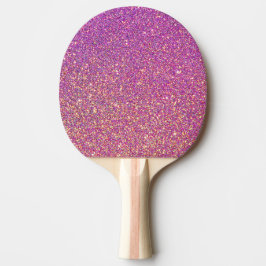 Girly Rosa Glitter Mönster Pingisracket