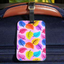 Girly Rosa Hawaiian mönster Bagagebricka