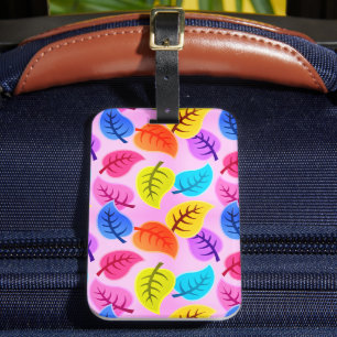 Girly Rosa Hawaiian mönster Bagagebricka