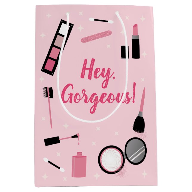 Girly Rosa Makeup Glamor Birthday (Framsidan)