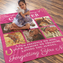 Girly Rosa Memorial Horse Photo