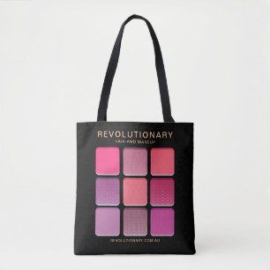 Girly Rosa Modern Business Namn Makeup Artist Tygkasse