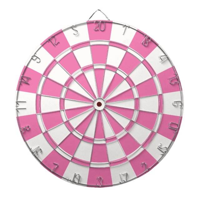 Girly Rosa och White Darttavla (Framsidan)