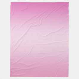 Girly Rosa Ombre Fleecefilt