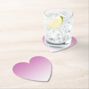 Girly Rosa Ombre Underlägg Papper