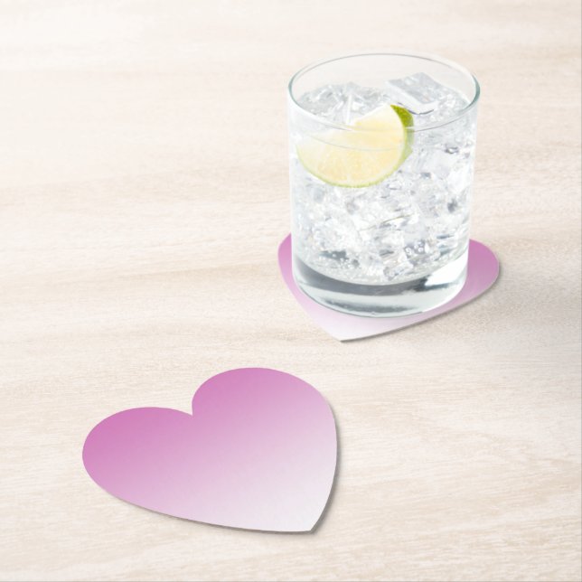 Girly Rosa Ombre Underlägg Papper (Insitu)