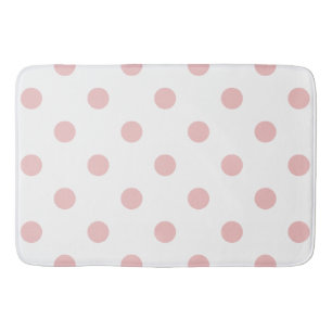 Girly Rosa Polka dots Badrumsmatta
