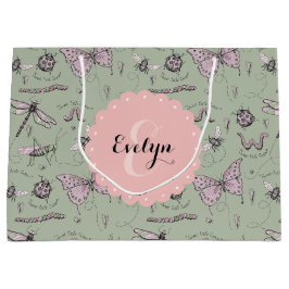 Girly Rosa & Sage Sweet Little Critter Namn