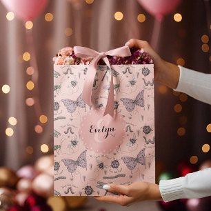 Girly  Rosa Sweet Little Critter Monogram