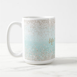 Girly Rosa Watercolor Tropical Pineapple Kaffemugg