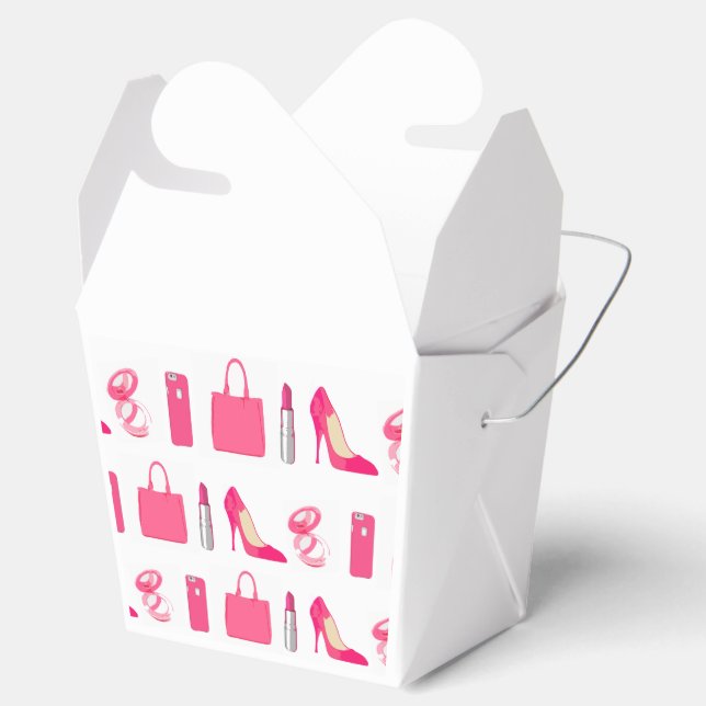 Girly sak-upptagningsbehållare presentaskar (Öppnad)