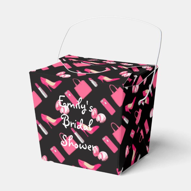 Girly sak-upptagningsbehållare presentaskar (Framsidan Sidan)