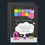 Girly Science Party Magnetisk Inbjudningskort<br><div class="desc">Känner du en tjej som kärlek science? Ett vetenskapligt tema, party, är perfekt för den lilla vetenskapsmannen i ditt liv! Gör det till en fantastisk-födelsedagsfest med Party Magnetic Inbjudan designad i Girly Science av Enchantnya Design Company. Denna magnetinbjudan på 5 tum x 7 tum innehåller ett vetenskapligt labb som är...</div>