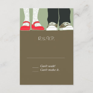 Girly Shoes & Sneakers Illustrated Bröllop (Camo) OSA Kort