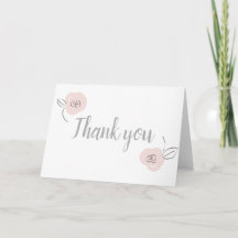 Girly Simple Flowers Grått och Ljus rosa