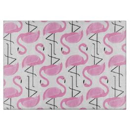 Girly Simple Modern Rosa Flamingo Pattern