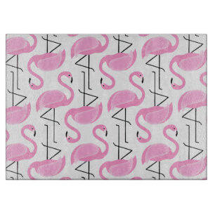 Girly Simple Modern Rosa Flamingo Pattern