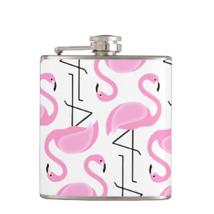 Girly Simple Modern Rosa Flamingo Pattern Fickplunta