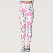 Girly Simple Modern Rosa Flamingo Pattern