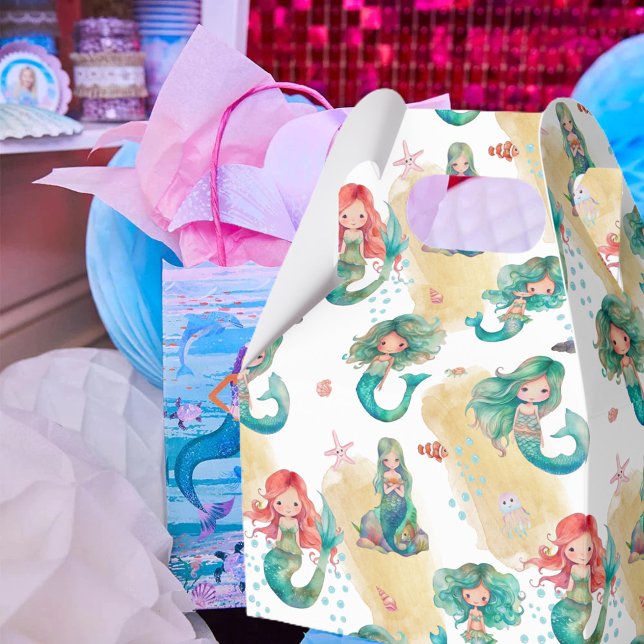 Girly Sjöjungfru Mönster Presentaskar (Skapare uppladdad)