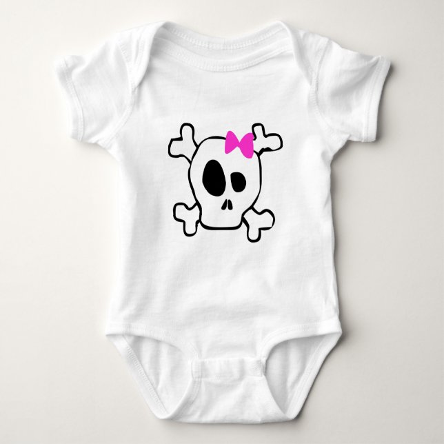 Girly skalle tee shirt (Framsida)