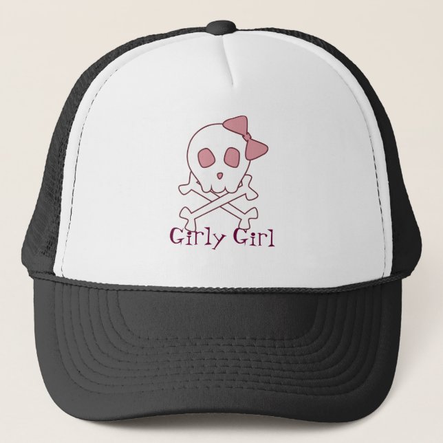 Girly Skull Hat Keps (Framsida)