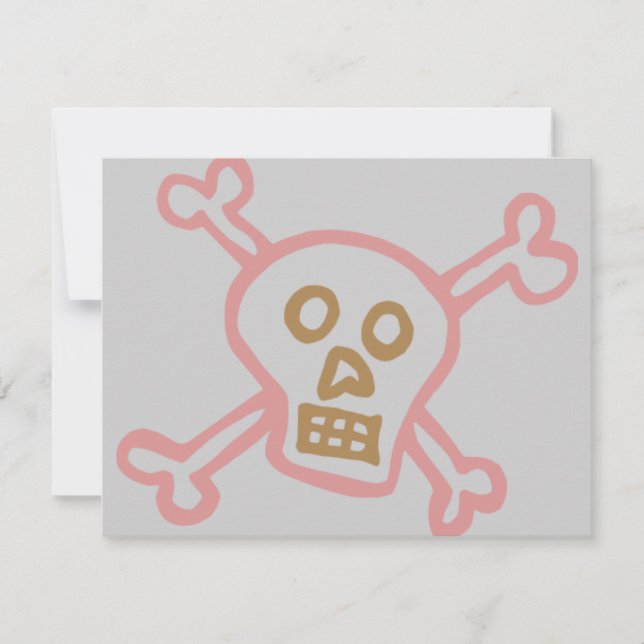 GIRLY SKULL OCH CROSSBONES (Framsida)