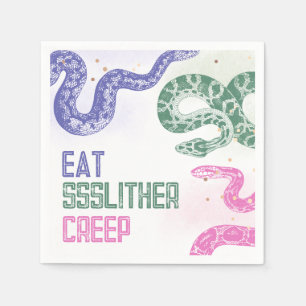 Girly Snake Party Napkins Pappersservett