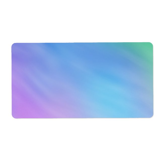 Girly Soft Rainbow Himlar Fraktsedel (Framsidan)