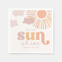 Girly Sol Party Napkins Pappersservett