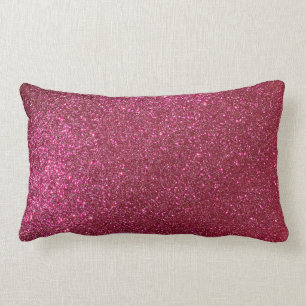Girly Sparkly Vin Burgundy Red Glitter Lumbarkudde