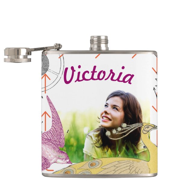Girly Steam Punk Flasks Fickplunta (Öppnad)