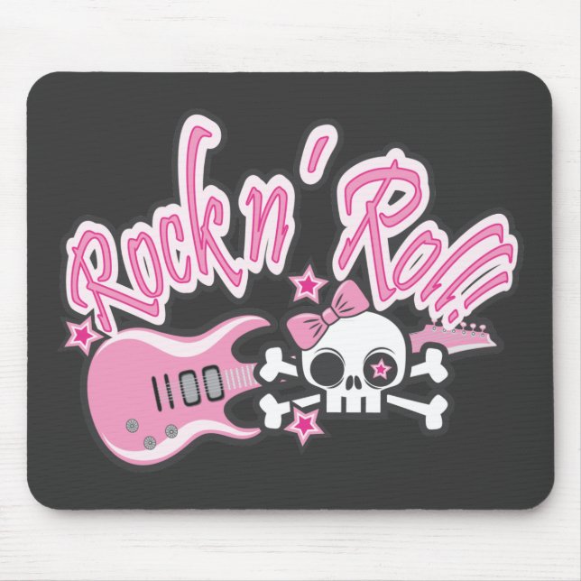 Girly Sten n'Roll Skull Musmatta (Framsidan)