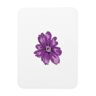 Girly Stil, Light Eggplant, Bleached Cedar Magnet