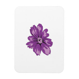Girly Stil, Light Eggplant, Bleached Cedar Magnet