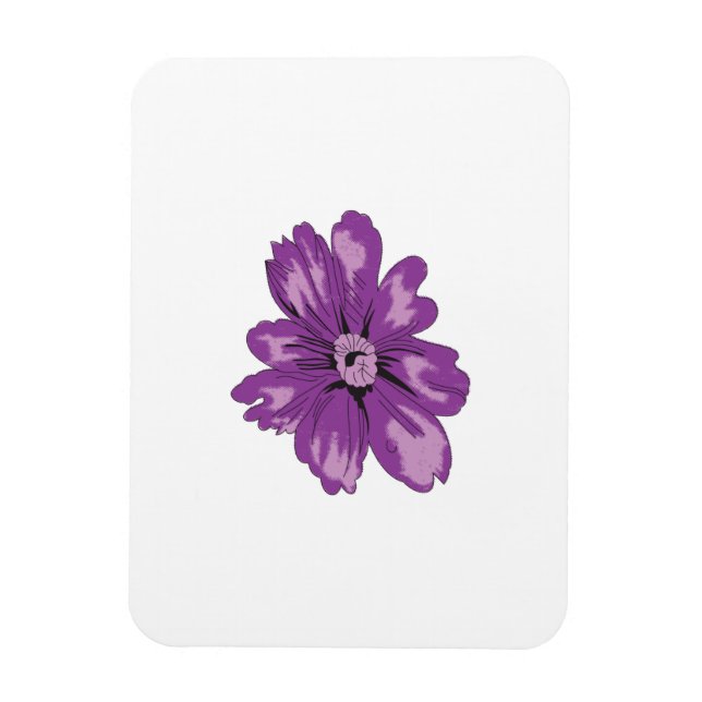 Girly Stil, Light Eggplant, Bleached Cedar Magnet (Vertikal)