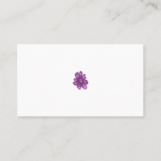 Girly Stil, Light Eggplant, Bleached Cedar Tidsbeställning Kort (Framsida)