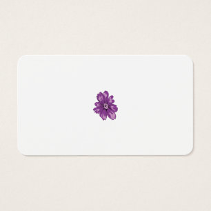 Girly Stil, Light Eggplant, Bleached Cedar Visitkort