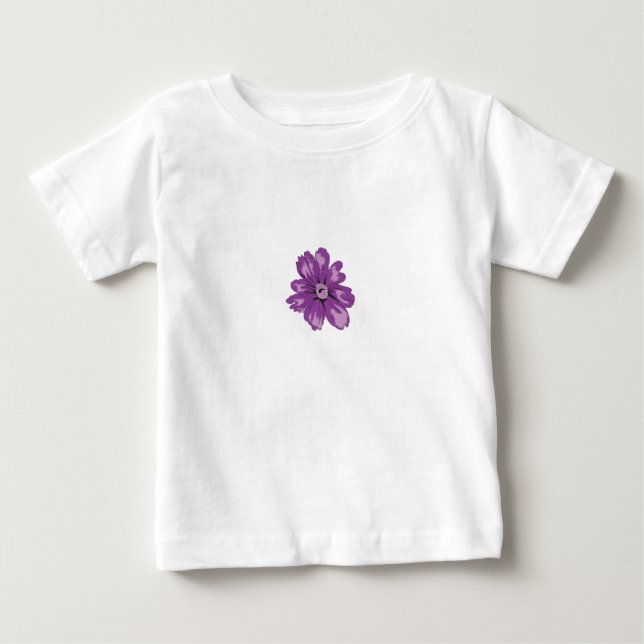 Girly Style, Ljus Aubergine, Blekt Ceder T Shirt (Framsida)
