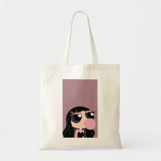 Girly tote bag tygkasse