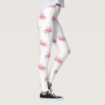 Girly Tropical Rosa Watercolor Flamingo Leggings<br><div class="desc">Gå in i sommaren med den här söta söt byxor som har ett flamingomönster i rosa från min ursprungliga handmålade grafik. Dessa snyggtar är en perfekt för alla som kärlek tropiska viber och unika mode. Oavsett om du är på väg till yoga, en träningsklass, en joggande session, maraton eller till...</div>