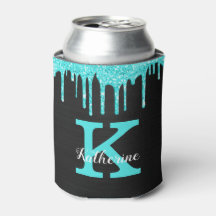 Girly Turcos Black Glitter driver Monogram Namn