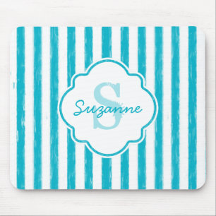 Girly Turcos Pawarsent Rand Monogram och Namn Musmatta