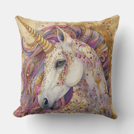 Girly Unicorn Dekorativ kudde