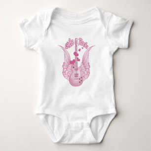 Girly Winged Guitar Tee