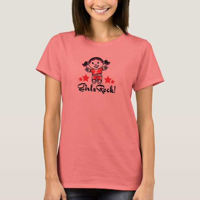 GirlzRock! Superstar-Logotyp T-shirt (Framsida)