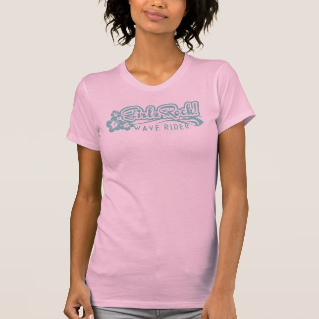 GiRlzRoCk!  Vinka ryttaren T Shirt (Framsida)