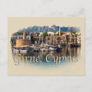 Girne Cyprus: Harbour Vykort