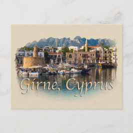 Girne Cyprus: Harbour Vykort